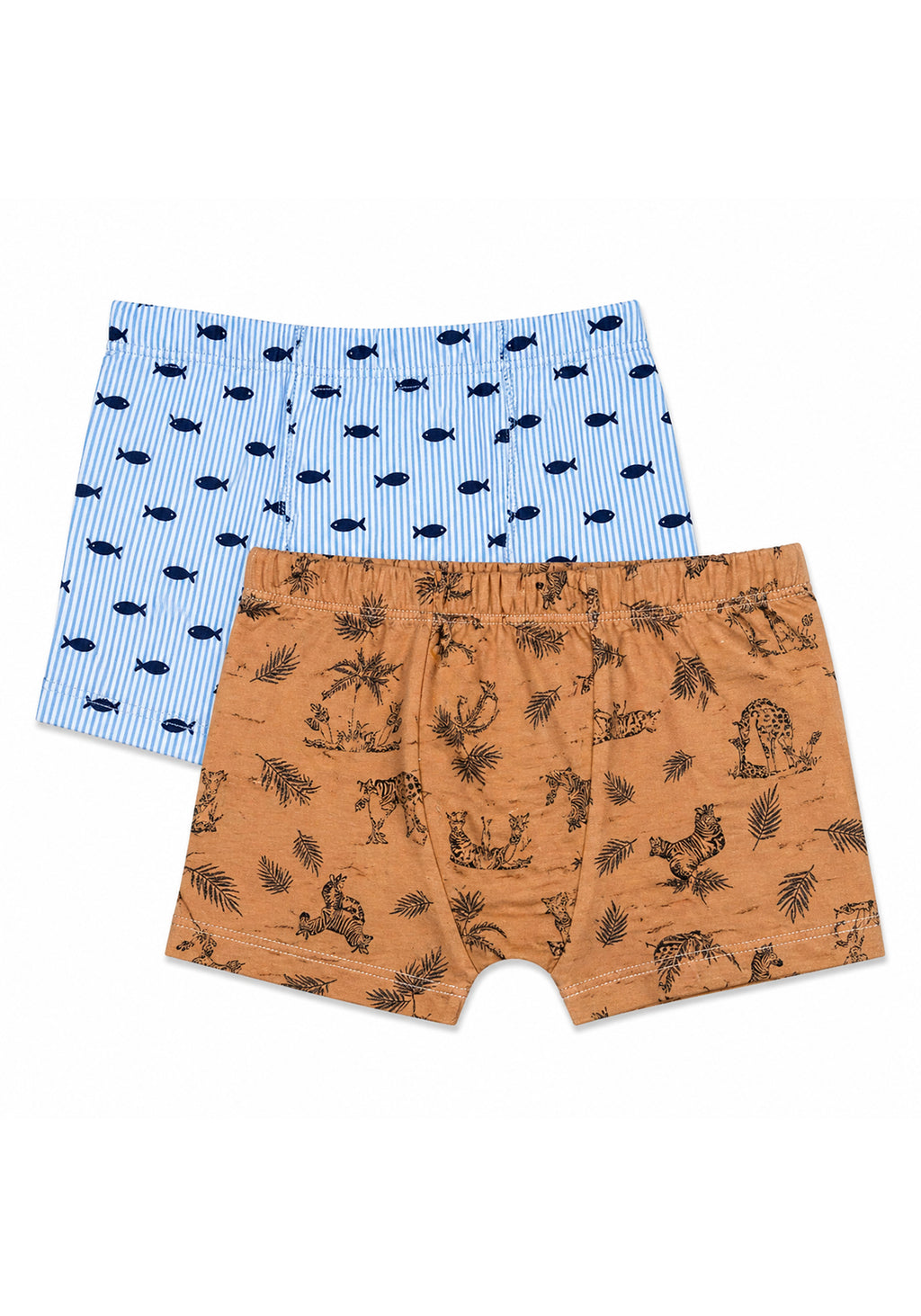 Kit 2 Cuecas Infantil ManuBee em Algodão Estampas Sortidas