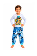 Pijama Infantil Menino Longo 100% Algodão Capivara Divertida