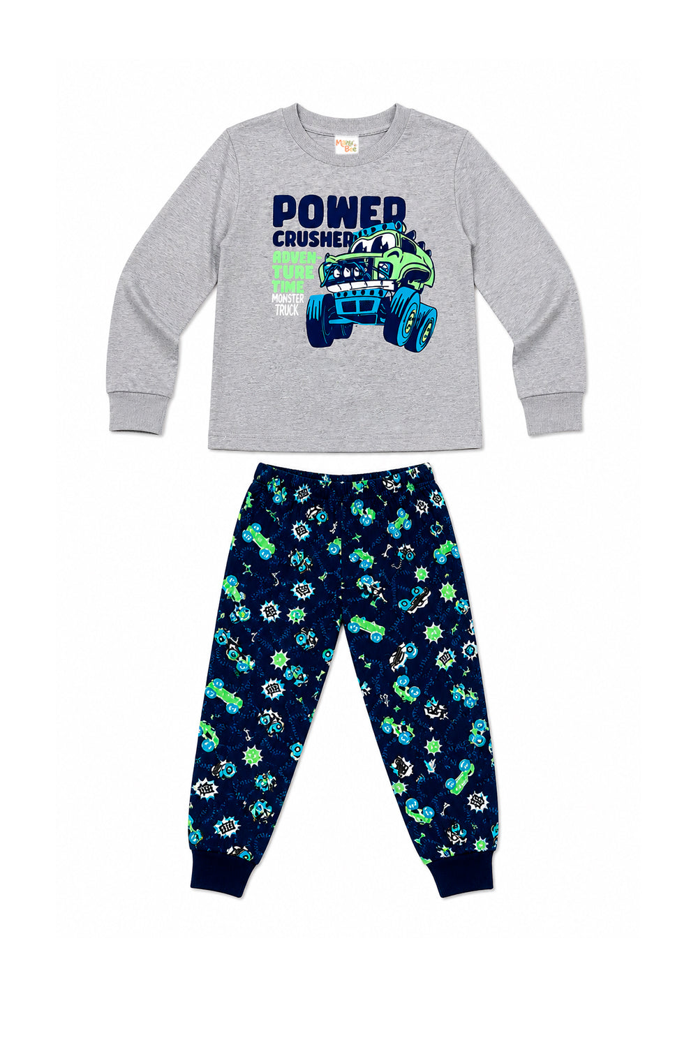 Pijama Infantil Menino Longo 100% Algodão Carros