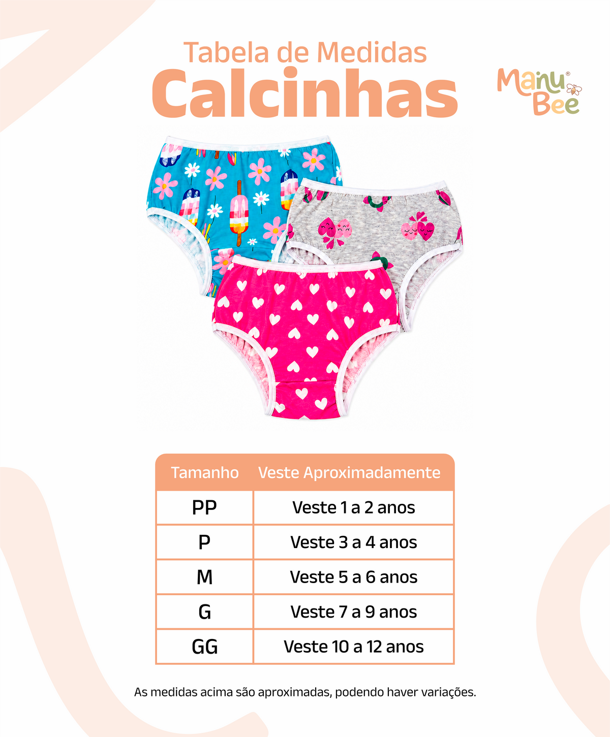 Tabela de Medidas