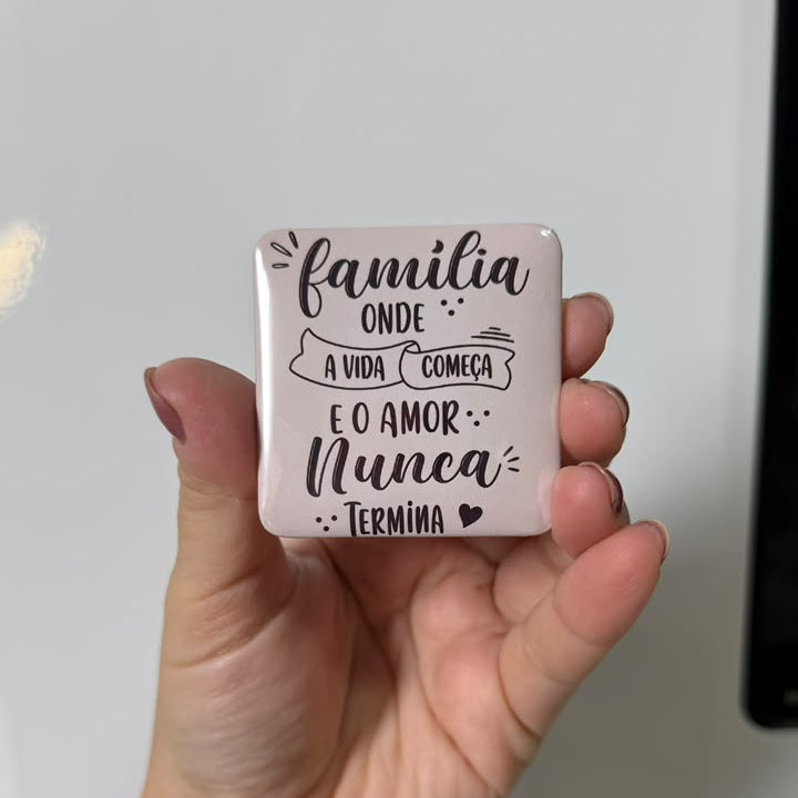 Ímãs De Geladeira Personalizados Com Foto 5x5cm