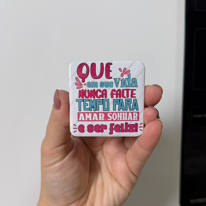 Ímãs De Geladeira Personalizados Com Foto 5x5cm